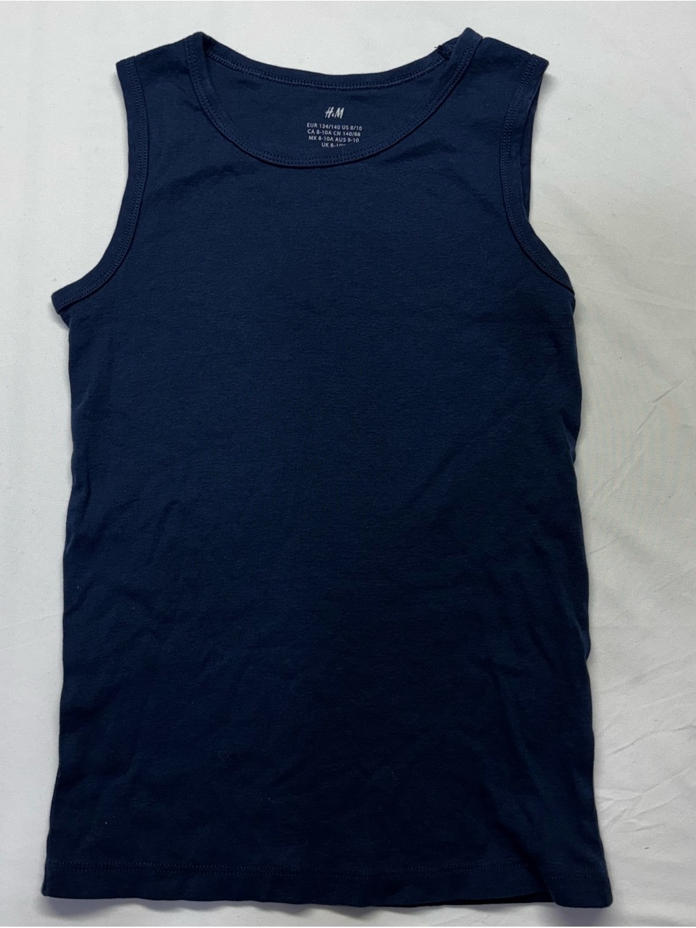 H&M Men’s Dark Navy Sleeveless Tank Top